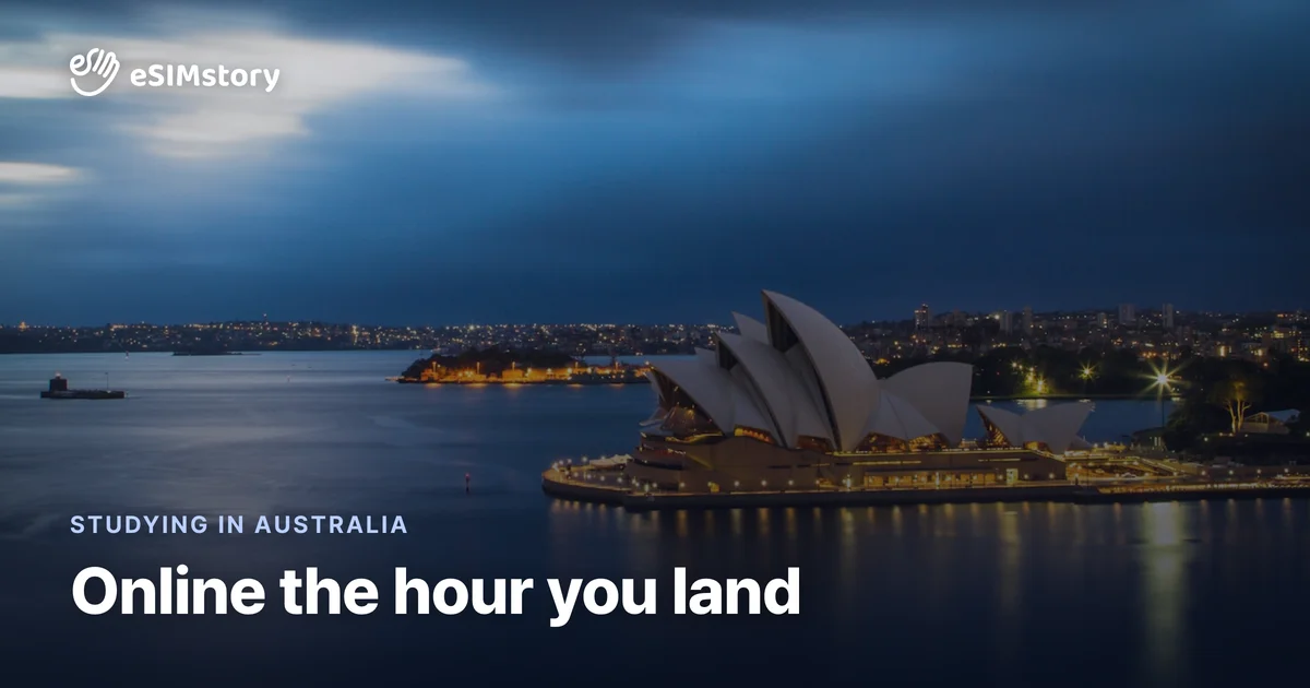 eSIM for International Students in Australia: First 2 Weeks